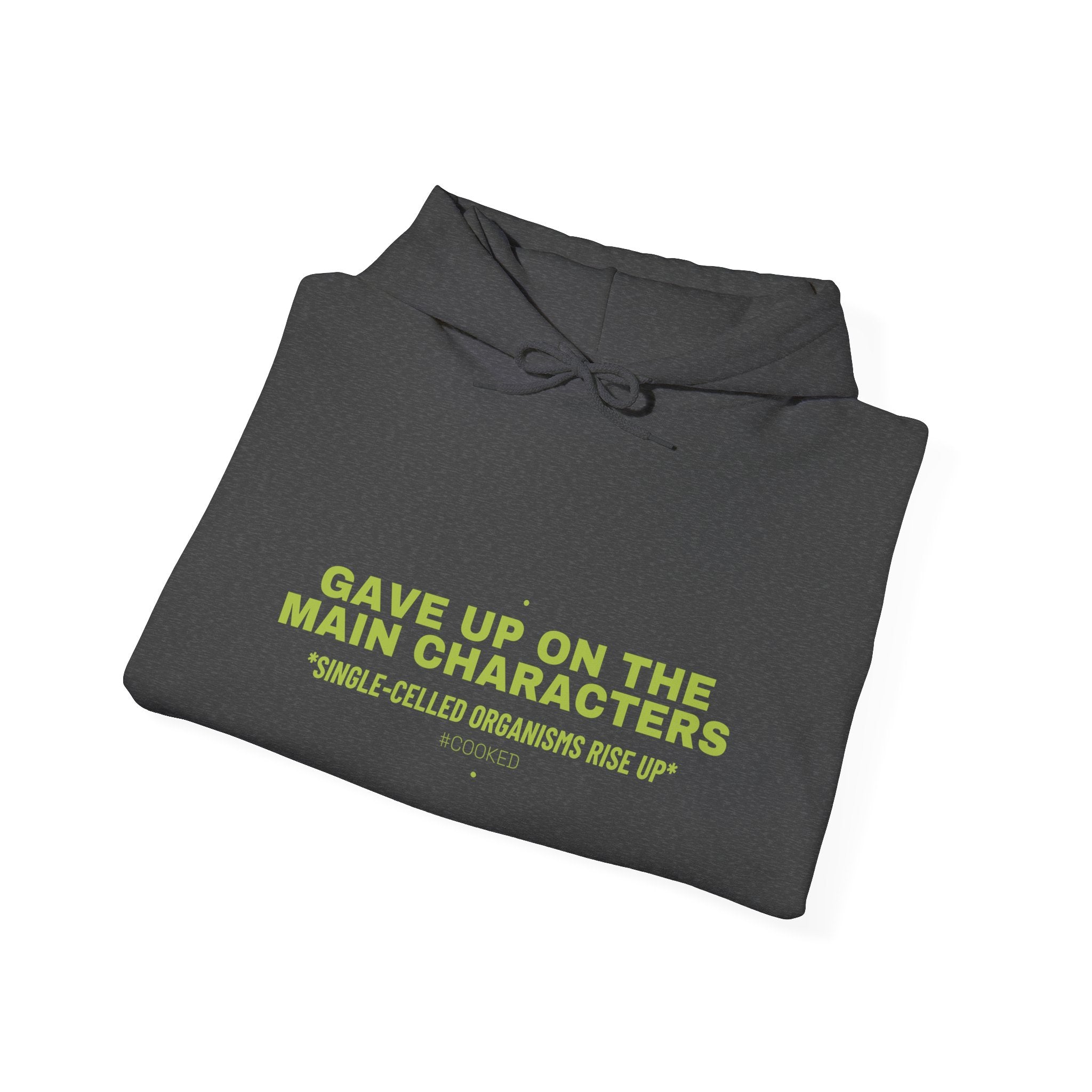 Gave Up On The Main Characters - Trendy Teez Funny Hoodie mockup