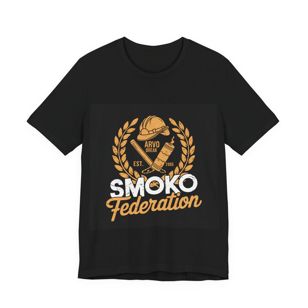 Smoko Federation - Trendy Teez Funny Tee mockup