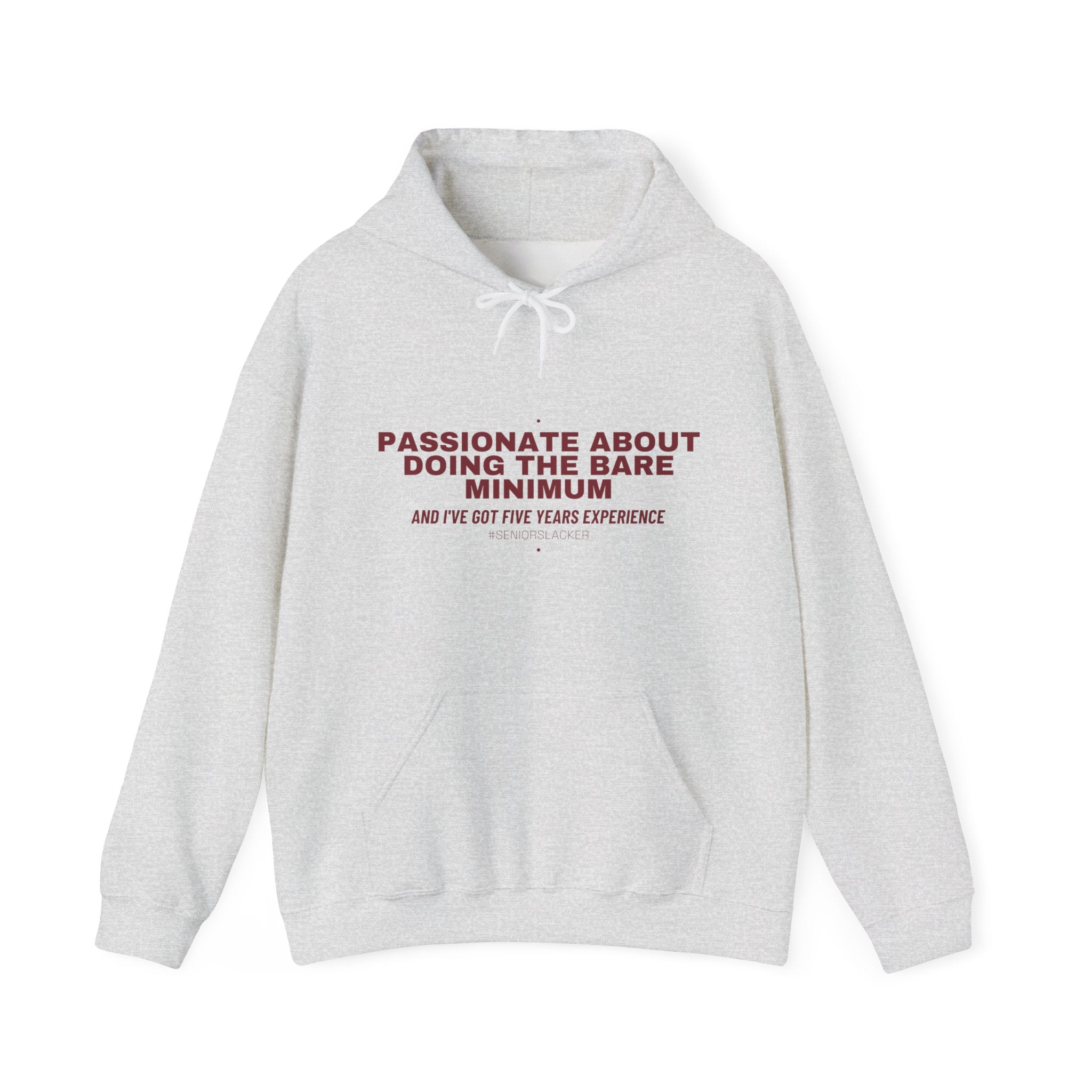 Passionate About Doing The Bare Minimum - Trendy Teez Funny Hoodie mockup