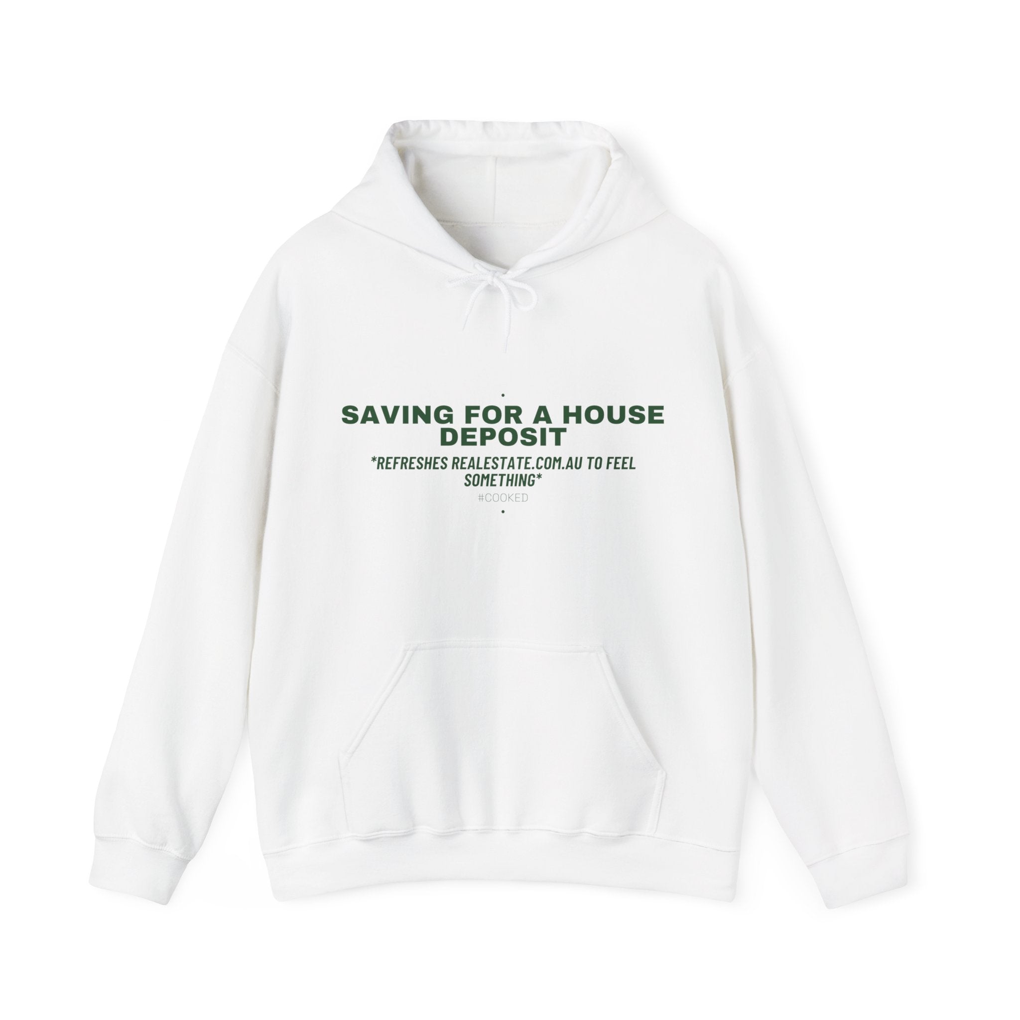 Saving For A House Deposit - Trendy Teez Funny Hoodie mockup