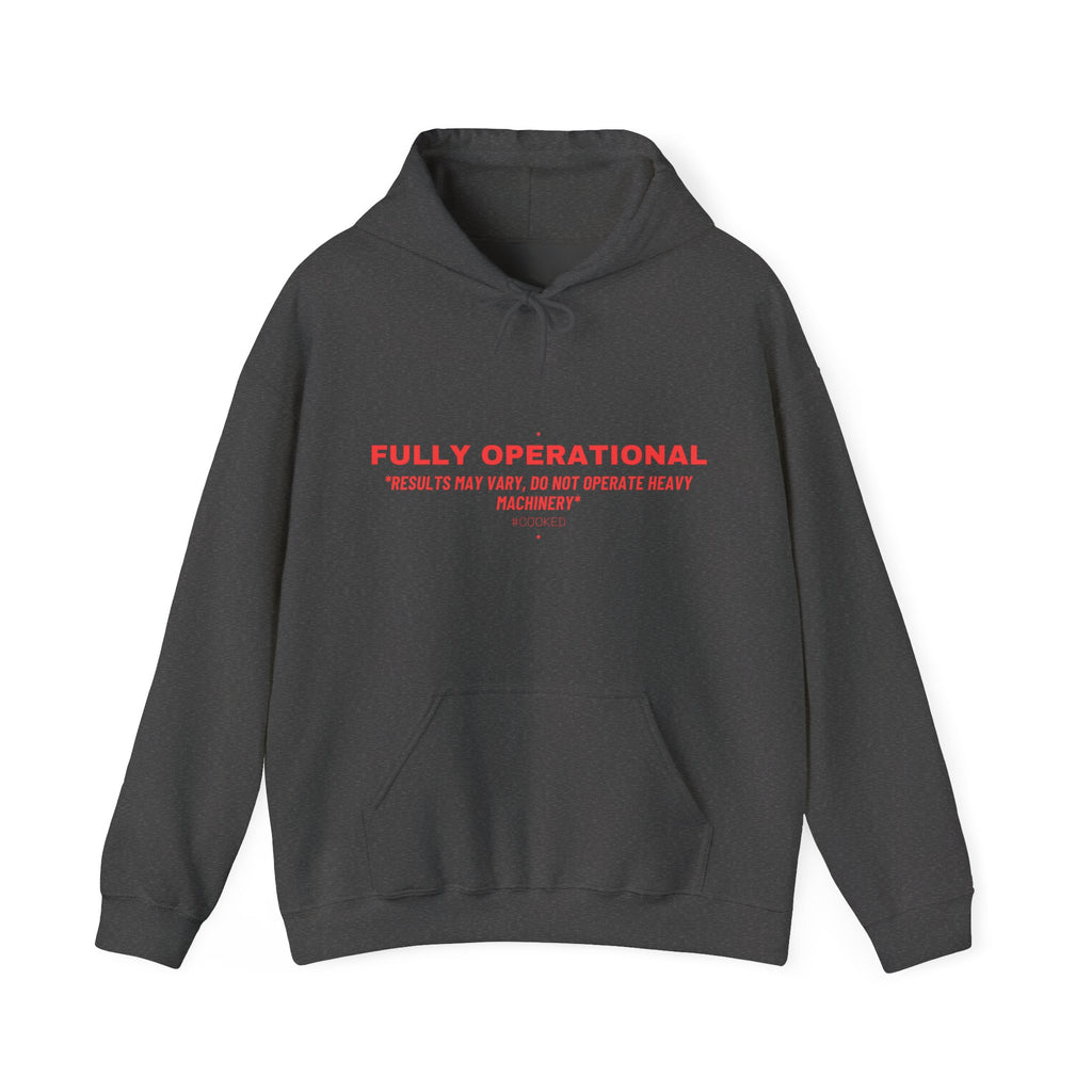 Fully Operational - Trendy Teez Funny Hoodie mockup