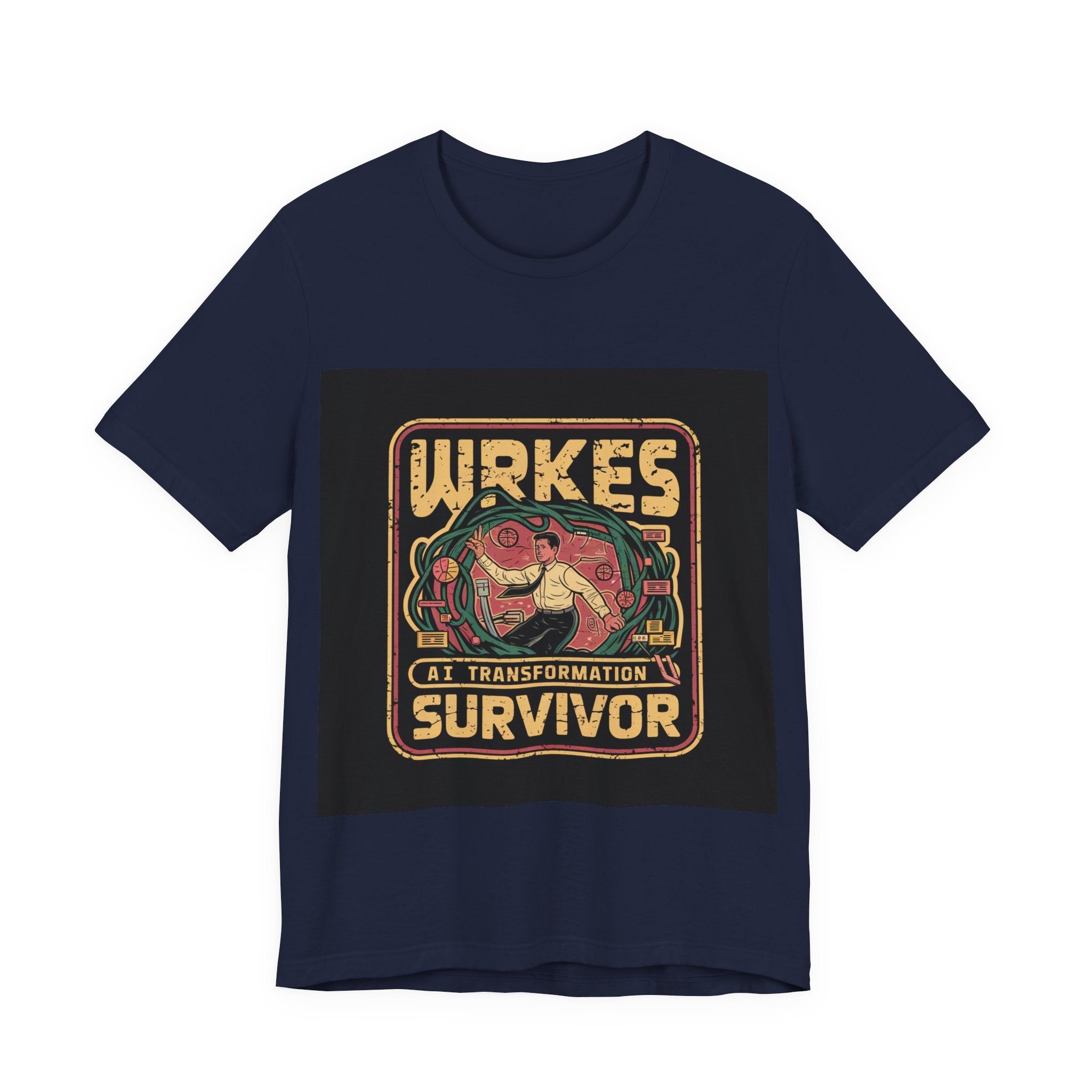 Ai Transformation Survivor - Trendy Teez Funny Tee mockup