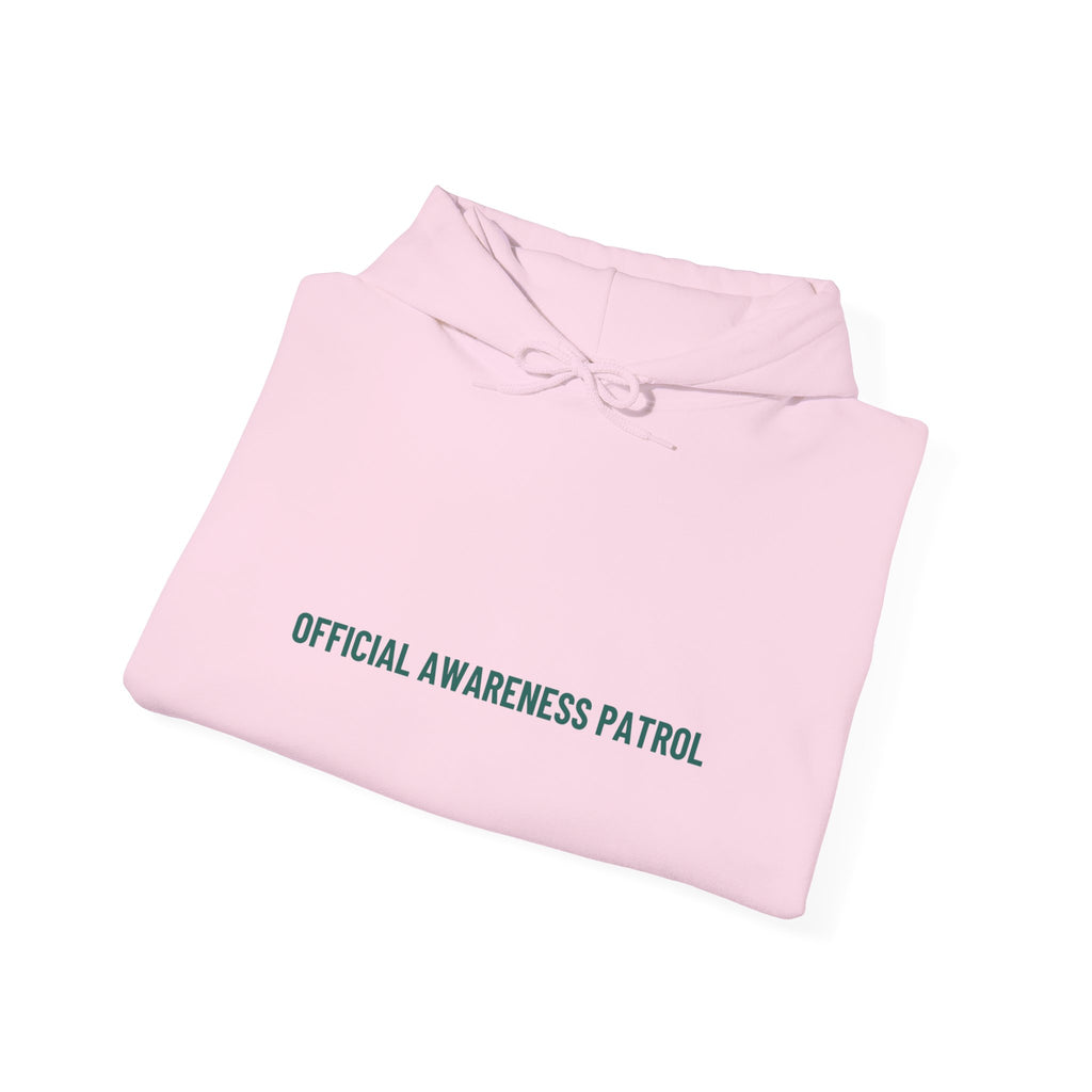 Official Awareness Patrol - Trendy Teez Funny Hoodie mockup
