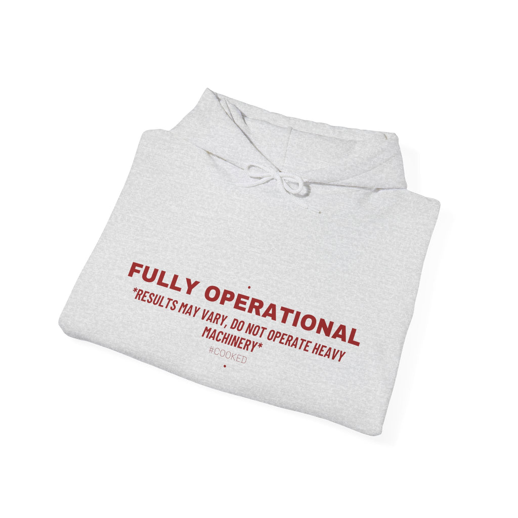 Fully Operational - Trendy Teez Funny Hoodie mockup