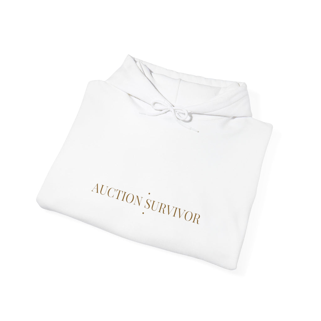 Auction Survivor - Trendy Teez Funny Hoodie mockup