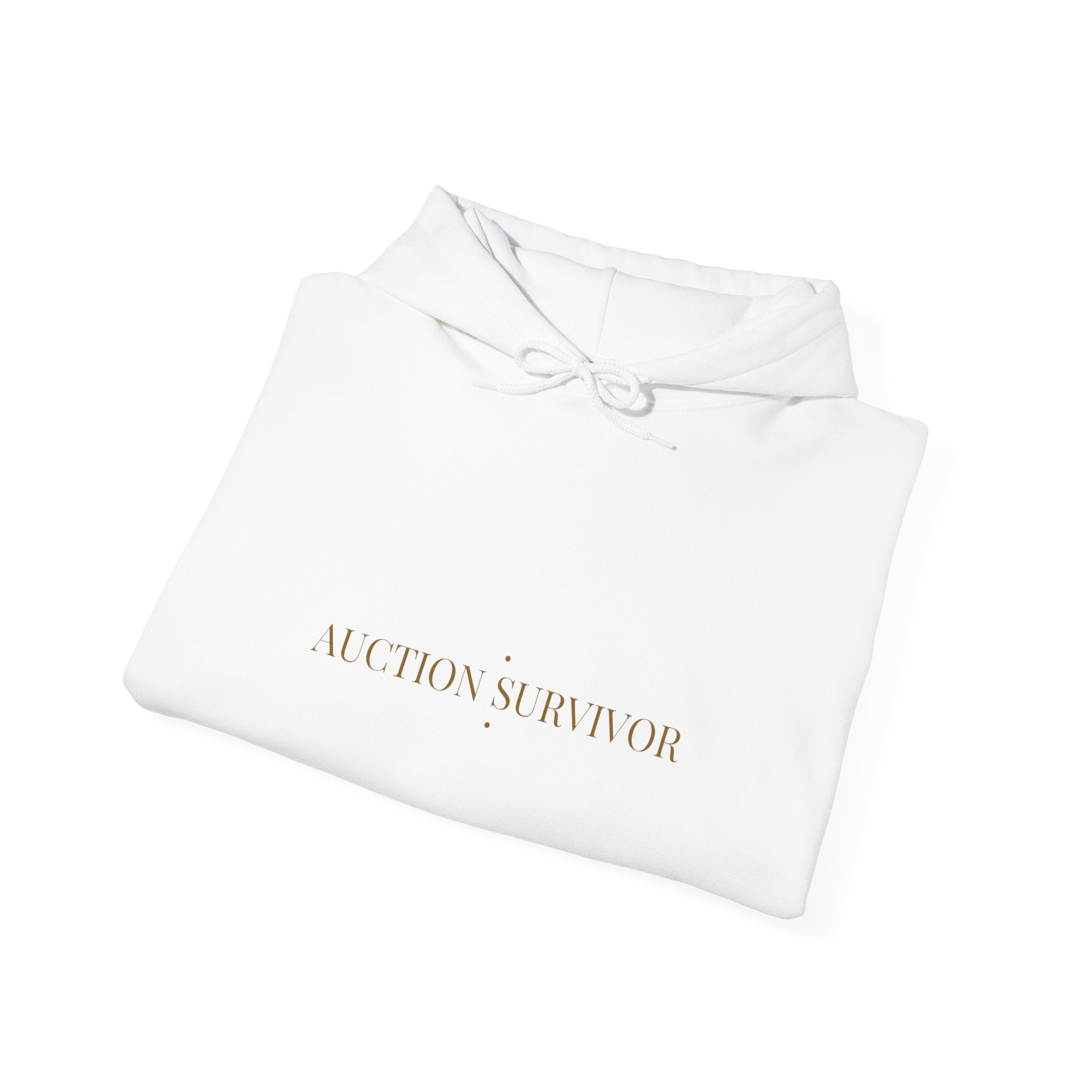 Auction Survivor - Trendy Teez Funny Hoodie mockup