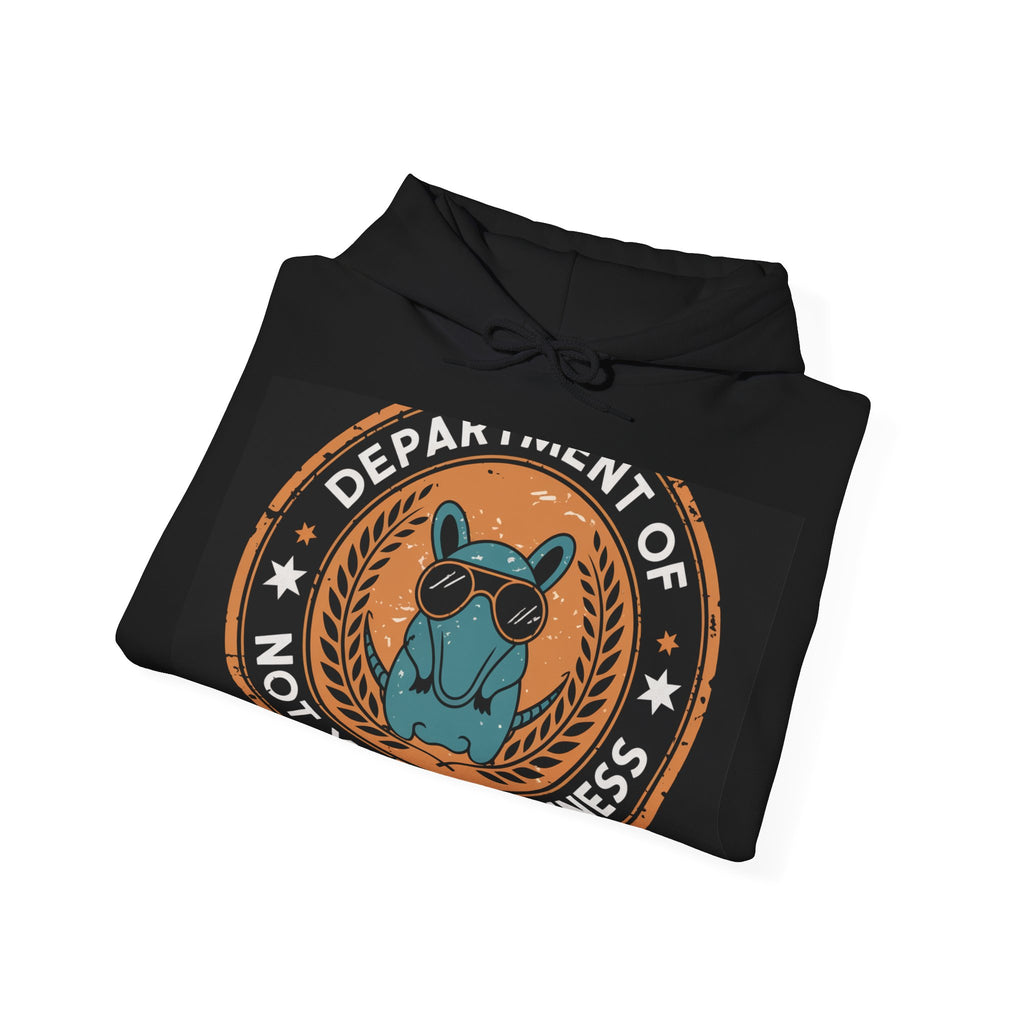 Department Of Not Your Business - Trendy Teez Funny Hoodie mockup