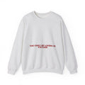 The Cost Of Living Is Fiction - Trendy Teez Funny Crewneck mockup