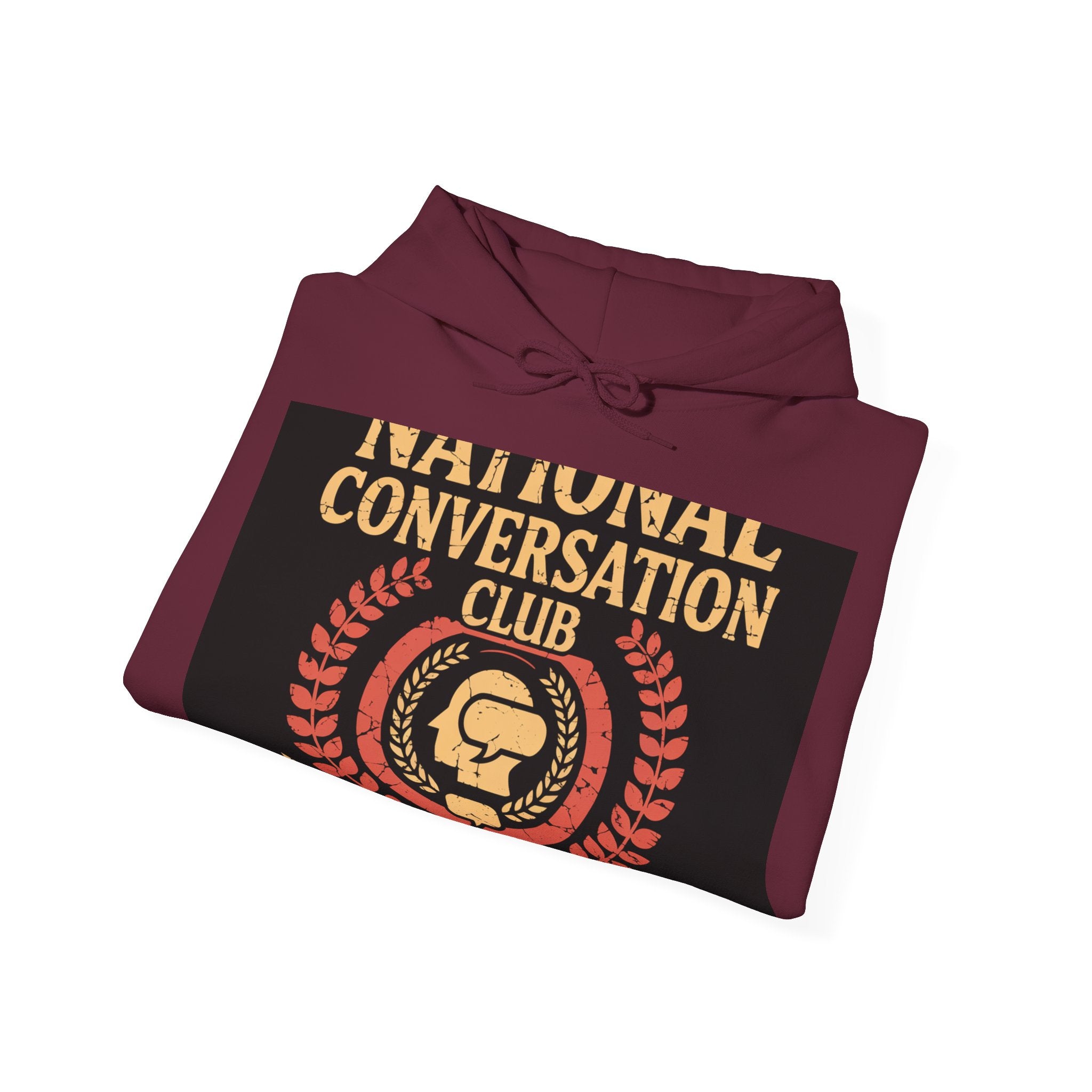 National Conversation Club - Trendy Teez Funny Hoodie mockup