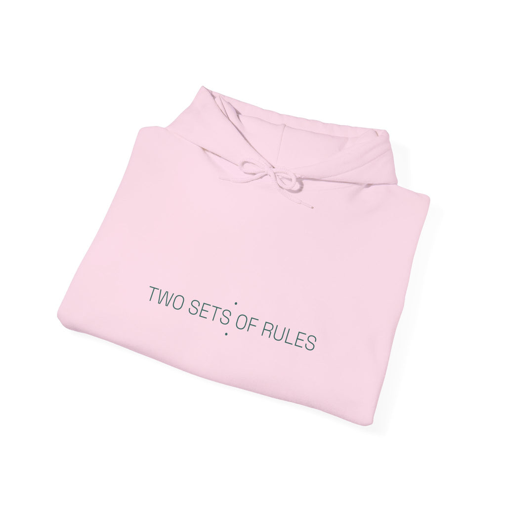 Two Sets Of Rules - Trendy Teez Funny Hoodie mockup