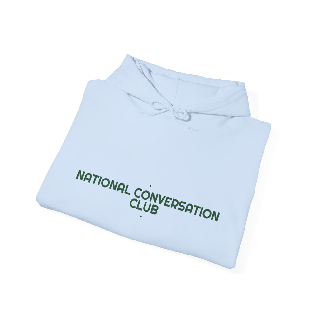 National Conversation Club - Trendy Teez Funny Hoodie mockup