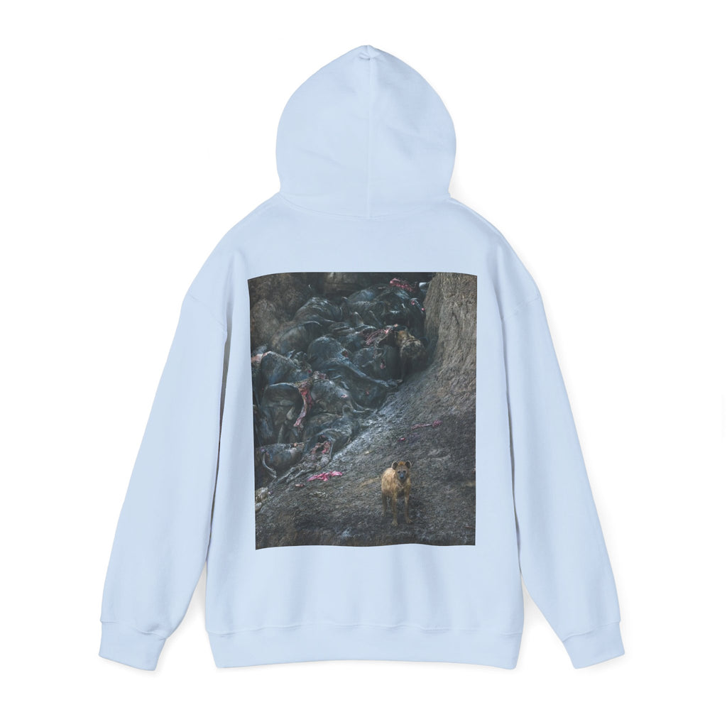 Feast / In The Surge To Cross The Mara River Th... — Hard Hoodie (Back Print)