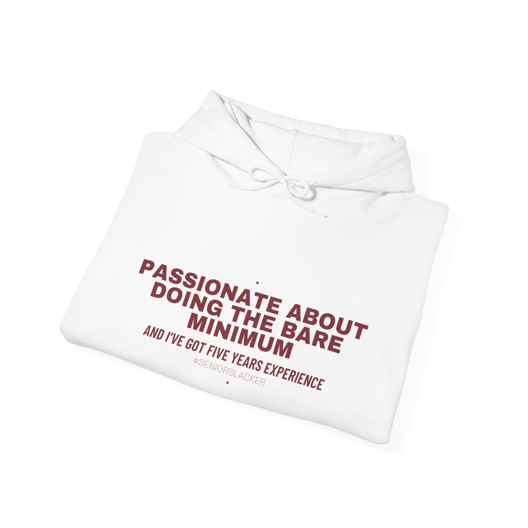 Passionate About Doing The Bare Minimum - Trendy Teez Funny Hoodie mockup