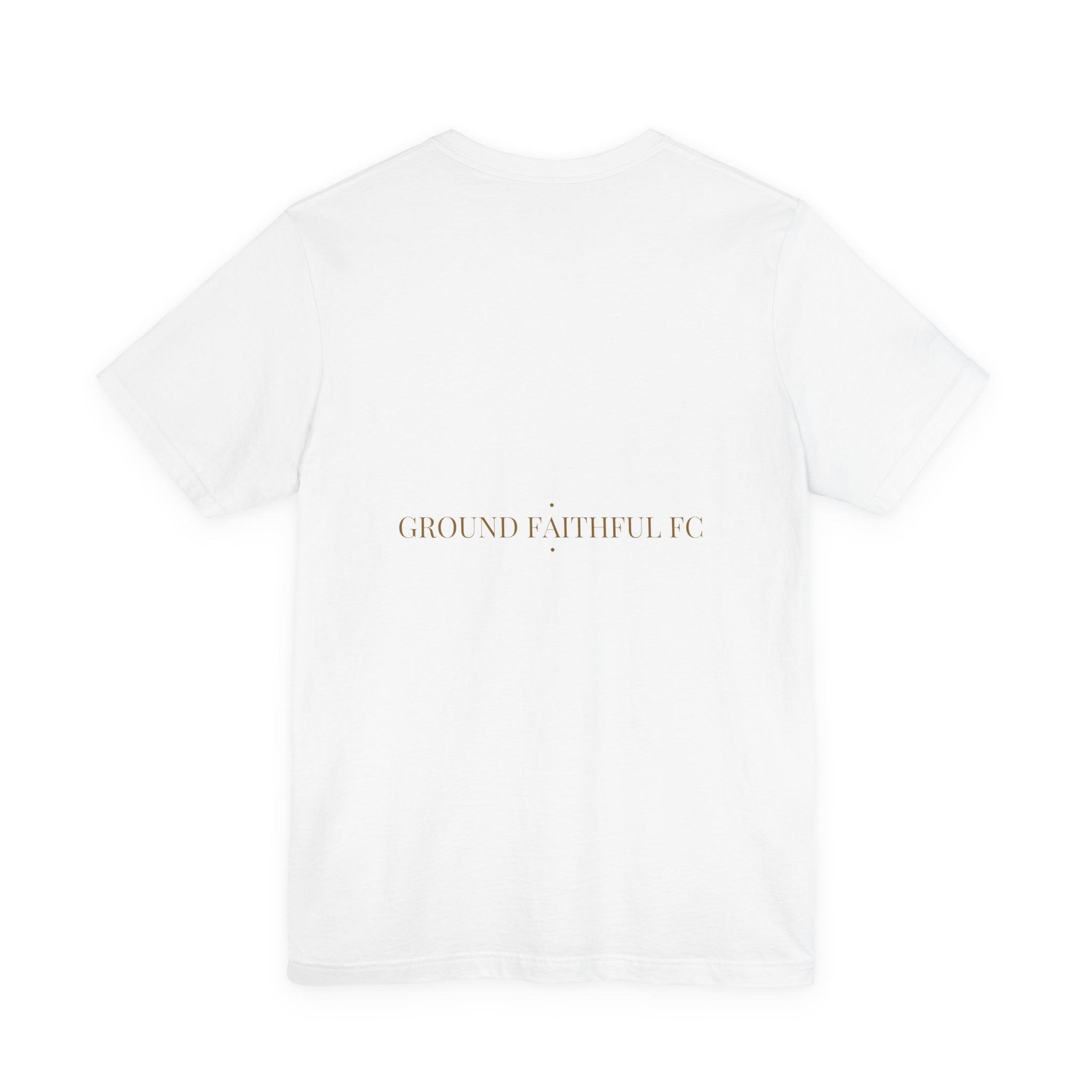 Ground Faithful Fc - Trendy Teez Funny Tee (Back Print) mockup