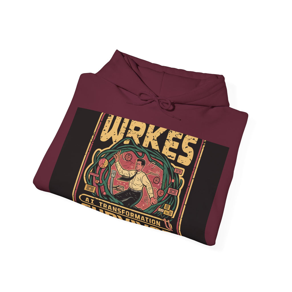 Ai Transformation Survivor - Trendy Teez Funny Hoodie mockup