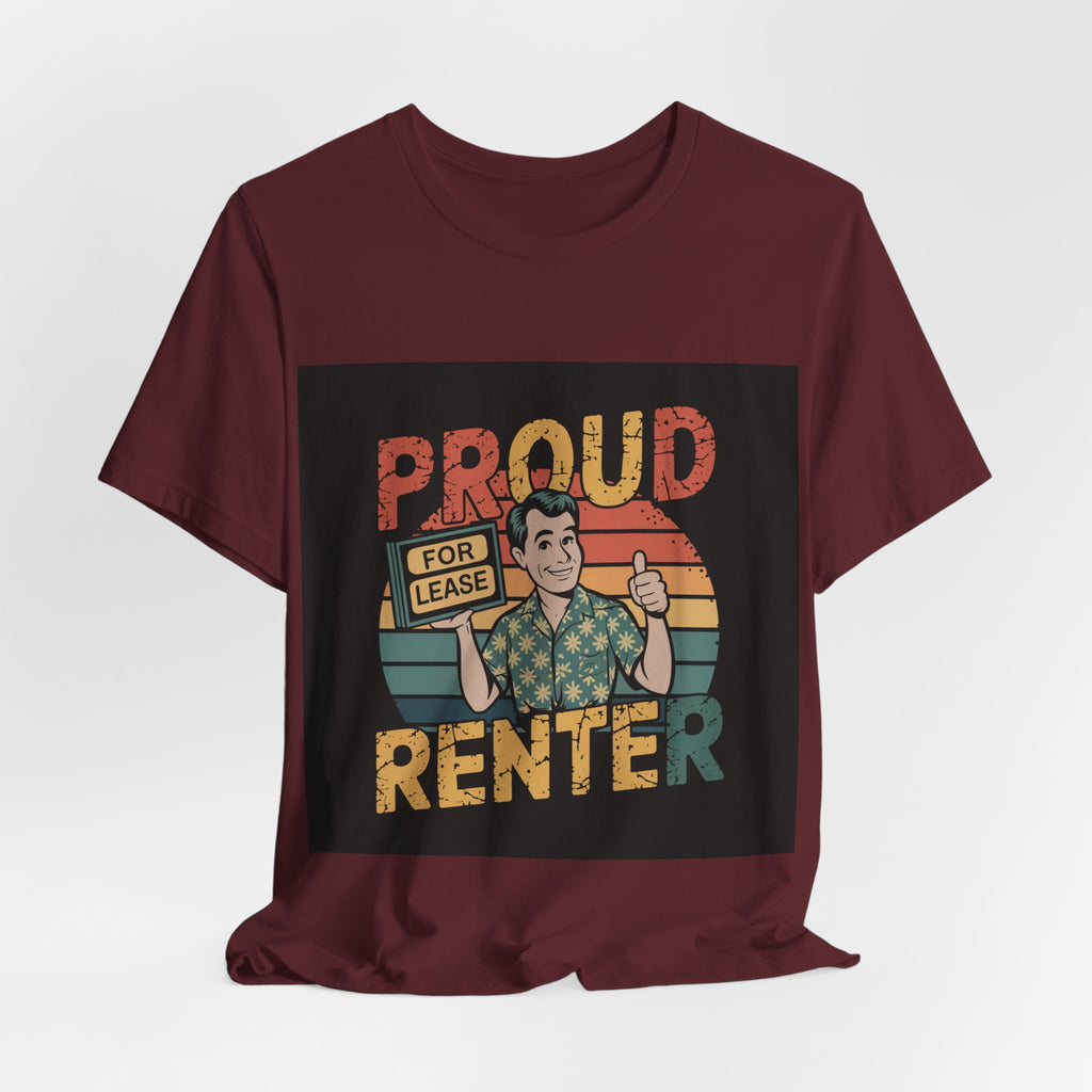 Proud Renter - Trendy Teez Funny Tee mockup