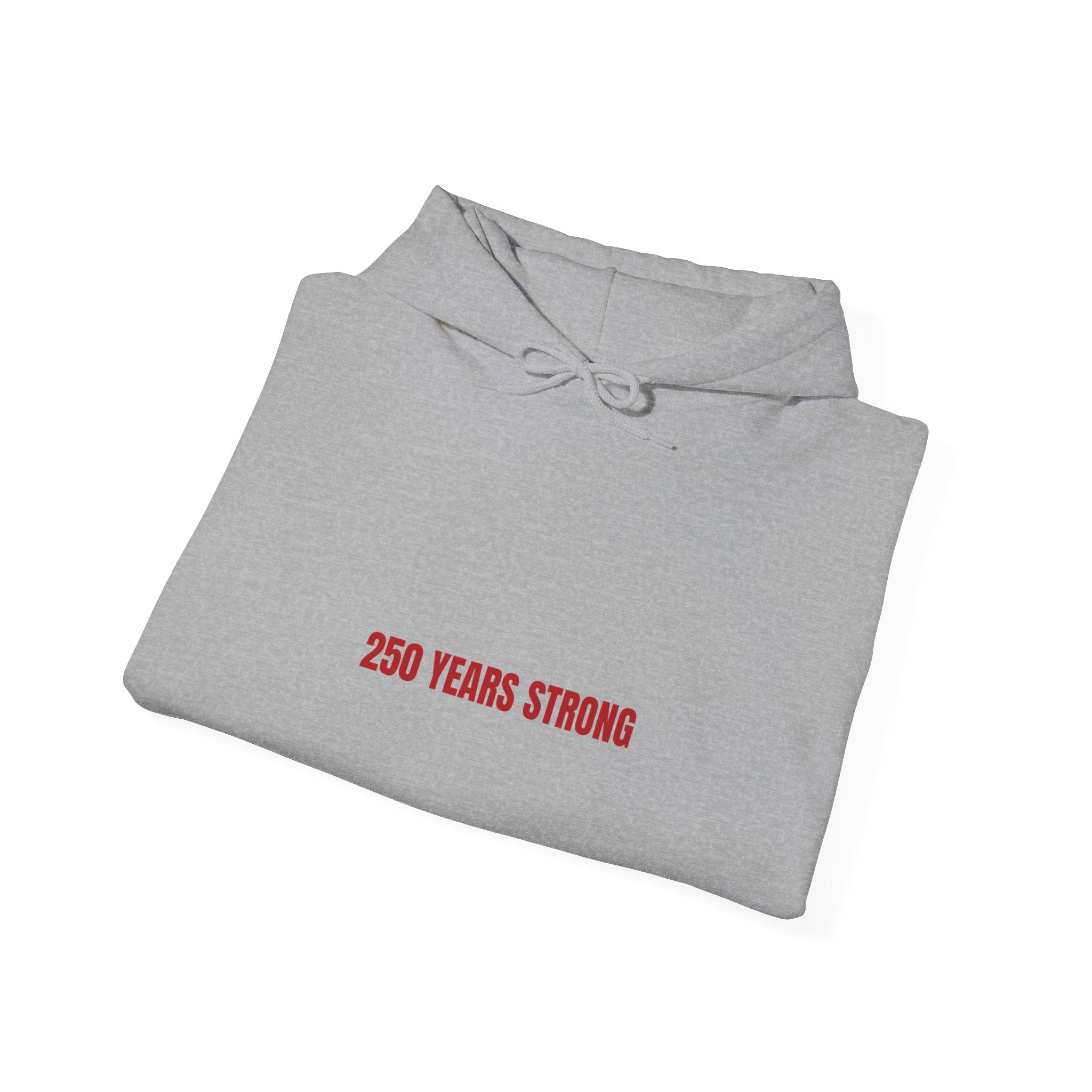 250 Years Strong — Funny Hoodie