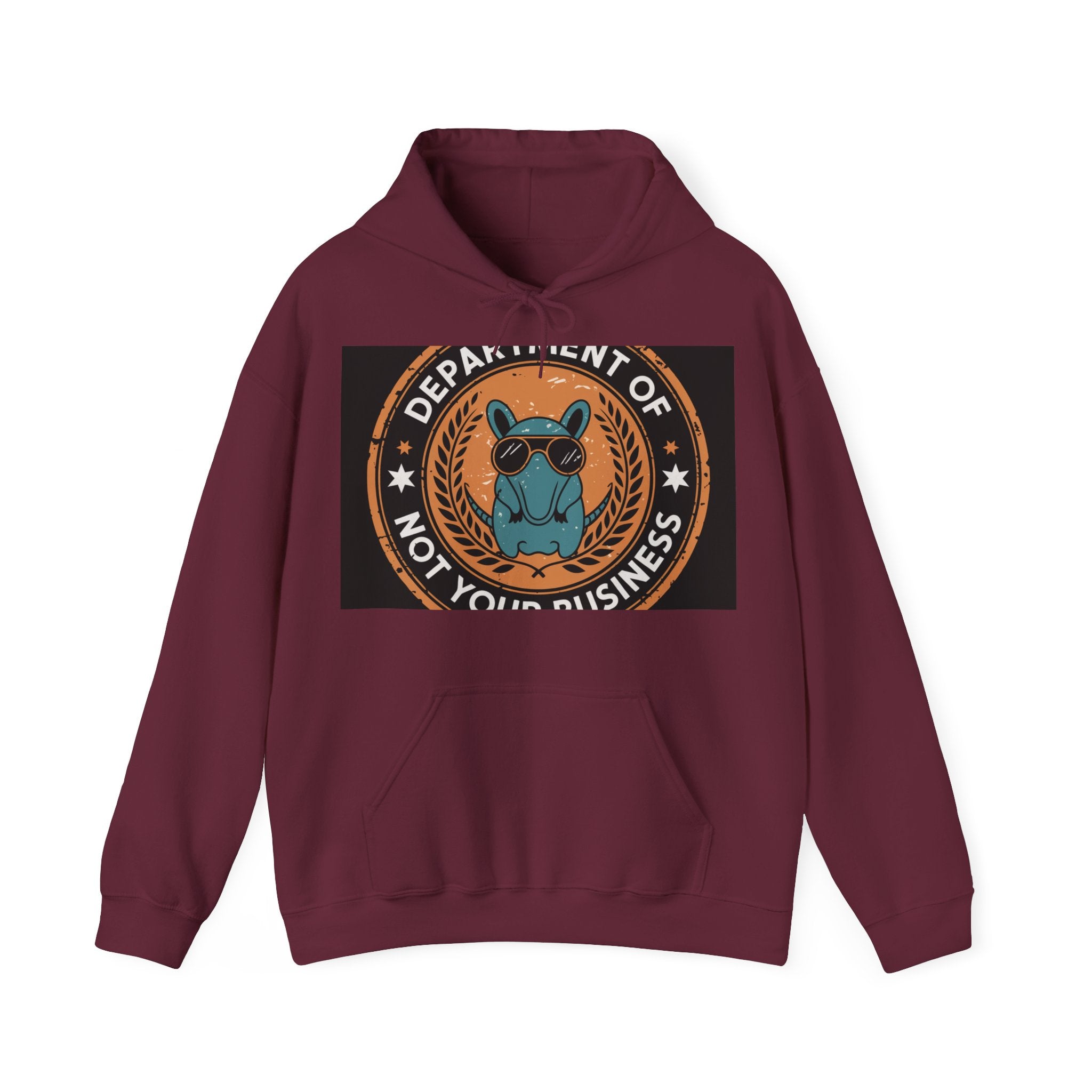 Department Of Not Your Business - Trendy Teez Funny Hoodie mockup