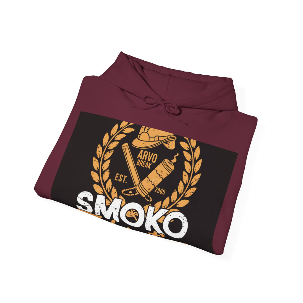 Smoko Federation - Trendy Teez Funny Hoodie mockup