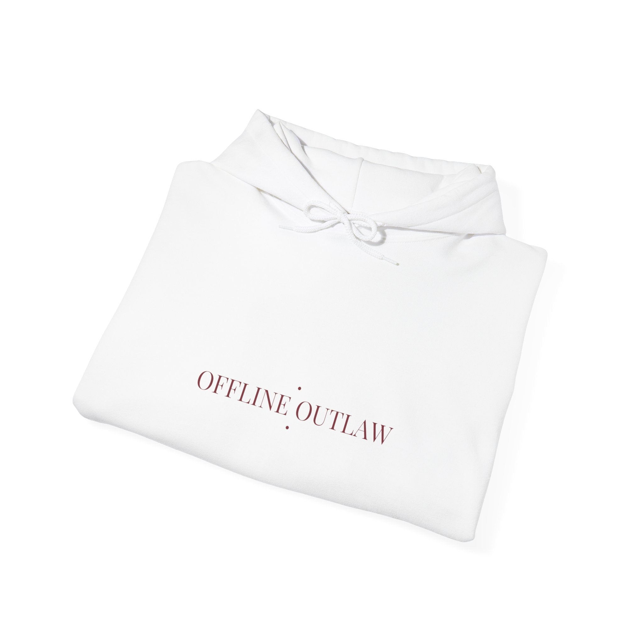 Offline Outlaw - Trendy Teez Funny Hoodie mockup