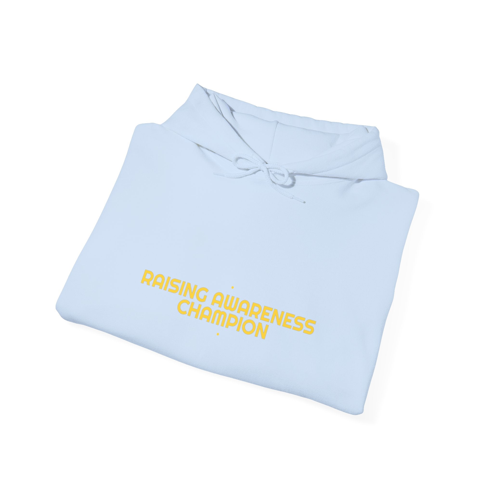 Raising Awareness Champion - Trendy Teez Funny Hoodie mockup