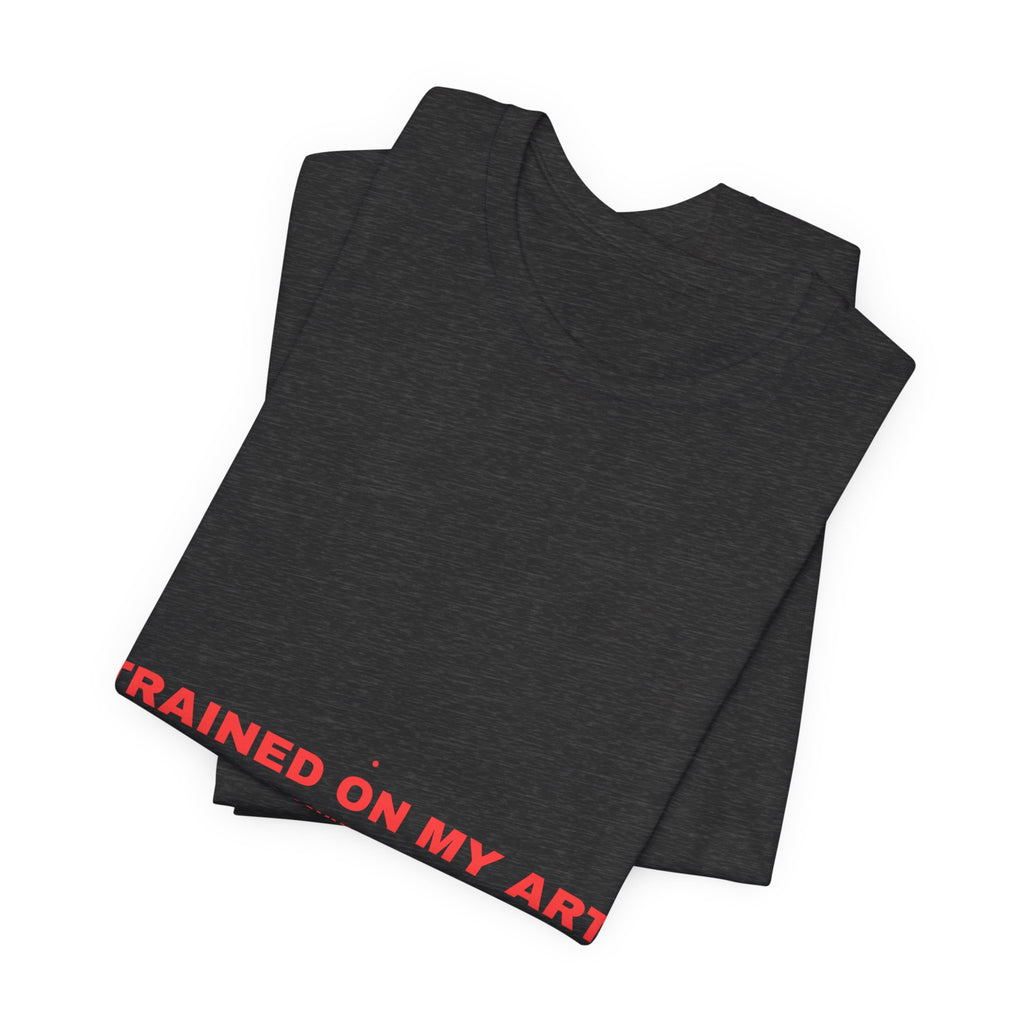 Trained On My Art - Trendy Teez Funny Tee mockup