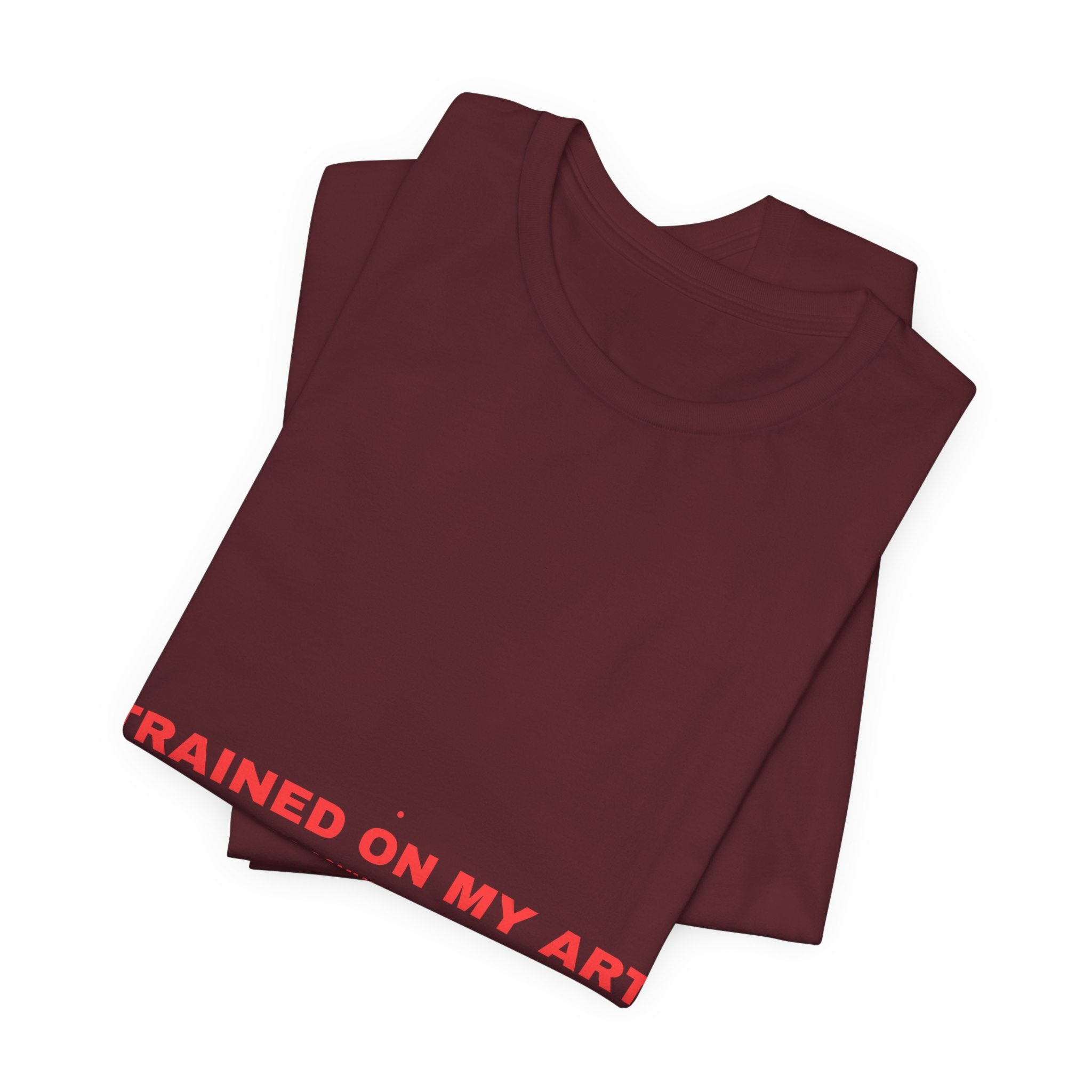 Trained On My Art - Trendy Teez Funny Tee mockup