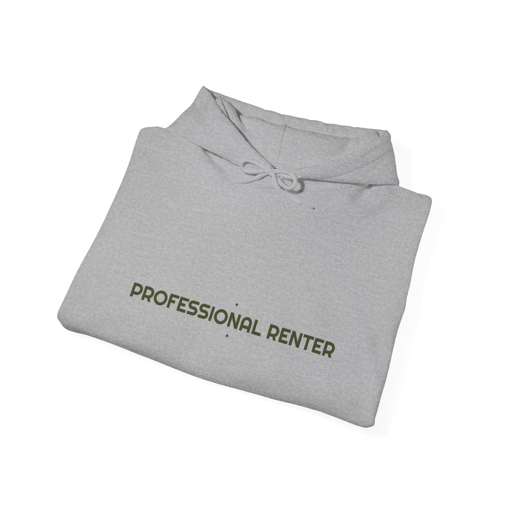 Professional Renter - Trendy Teez Funny Hoodie mockup