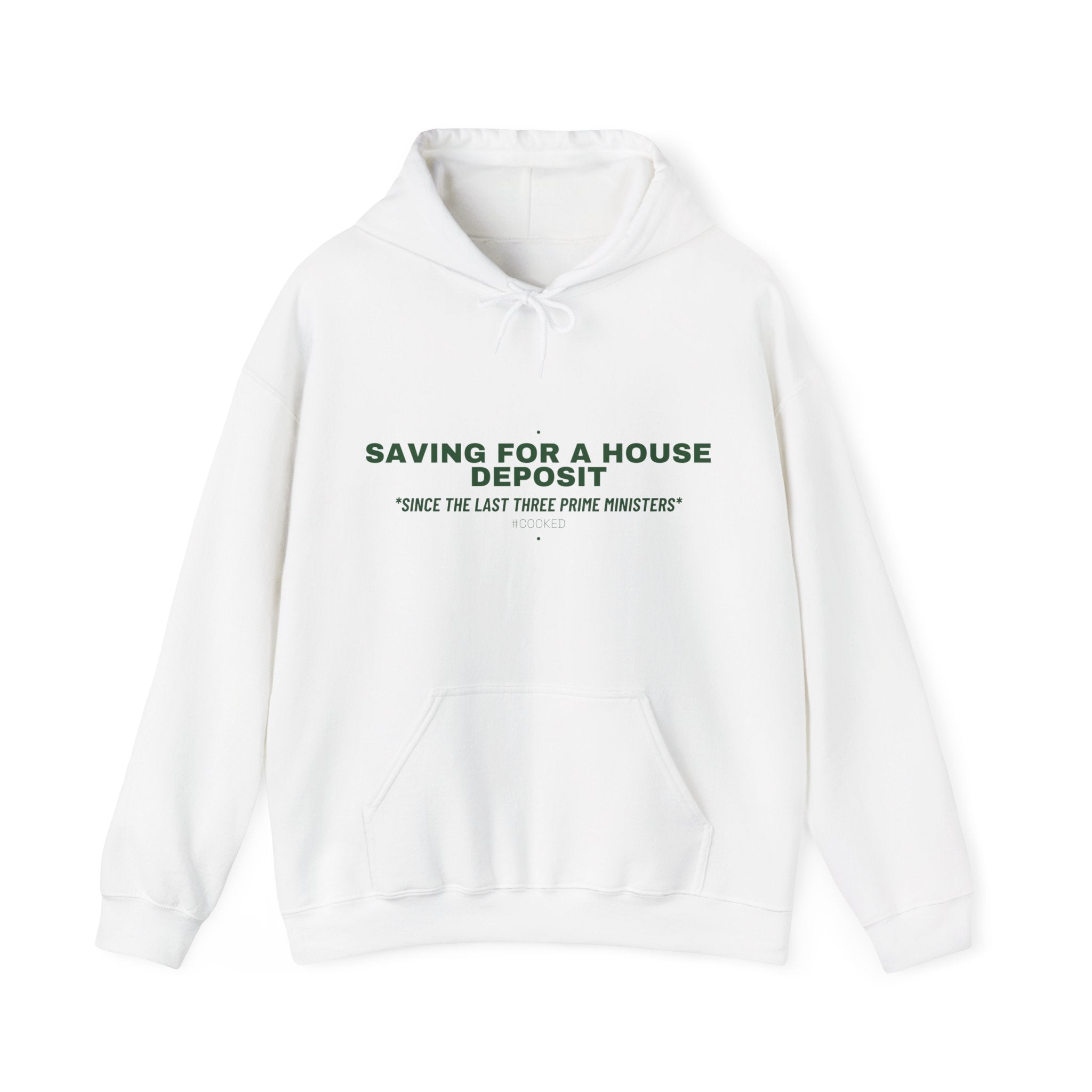 Saving For A House Deposit - Trendy Teez Funny Hoodie mockup