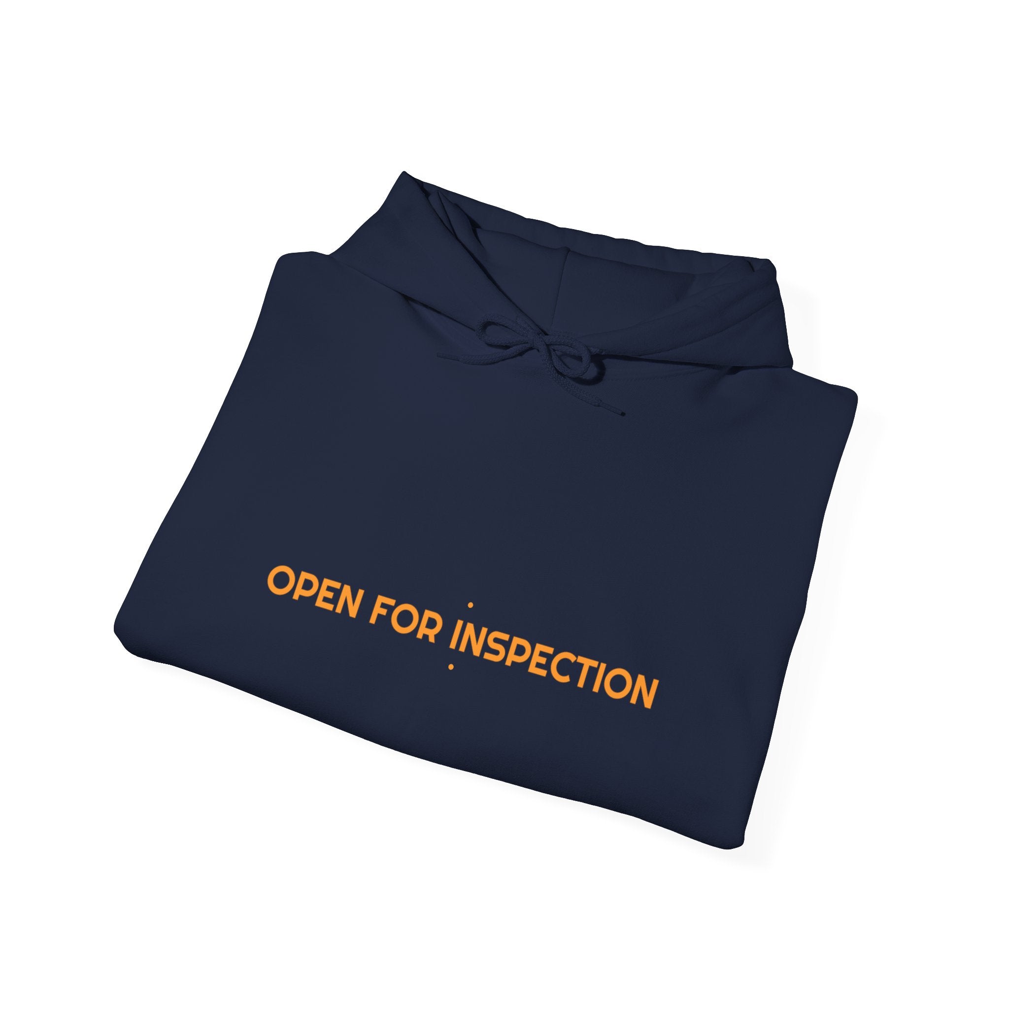 Open For Inspection - Trendy Teez Funny Hoodie mockup