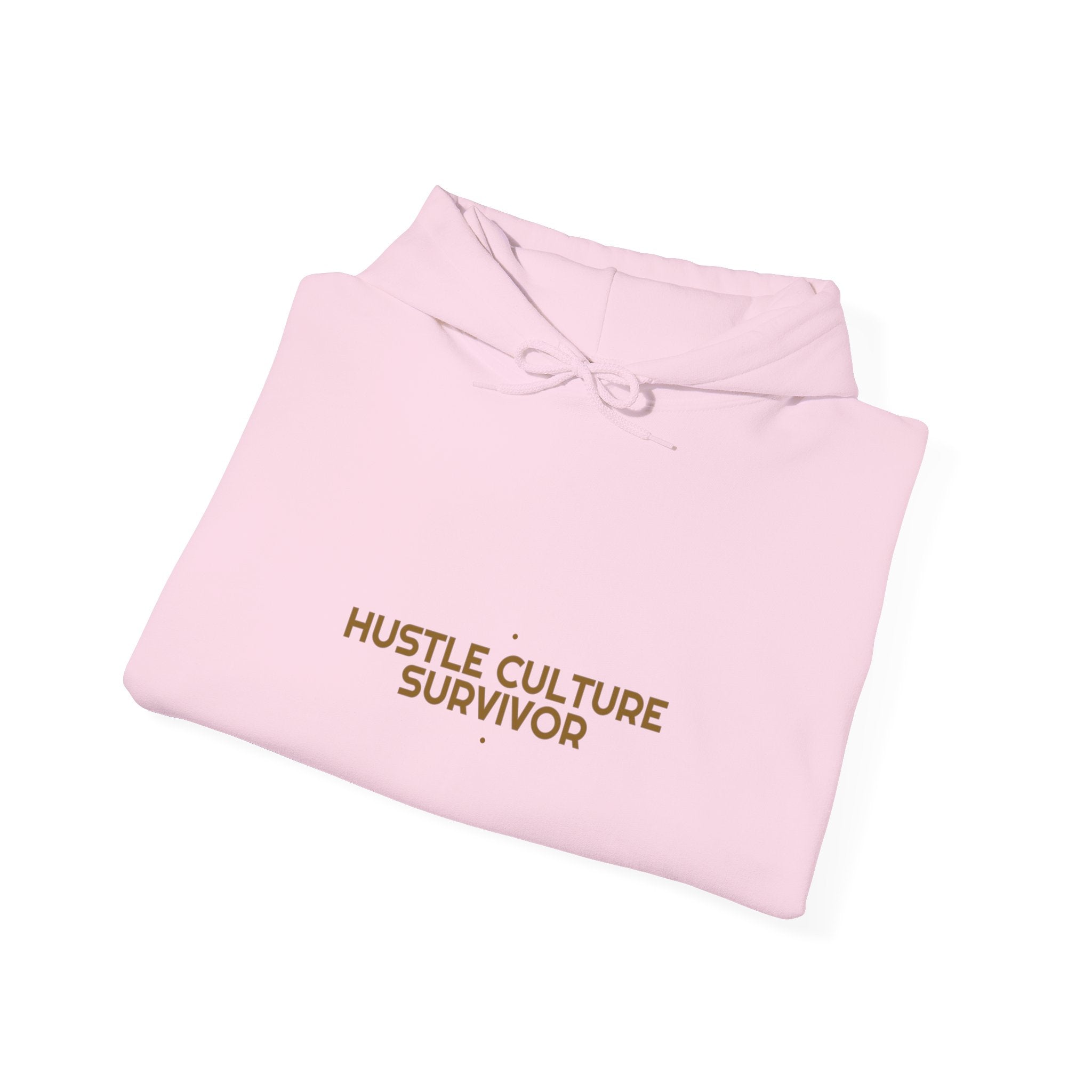 Hustle Culture Survivor - Trendy Teez Funny Hoodie mockup