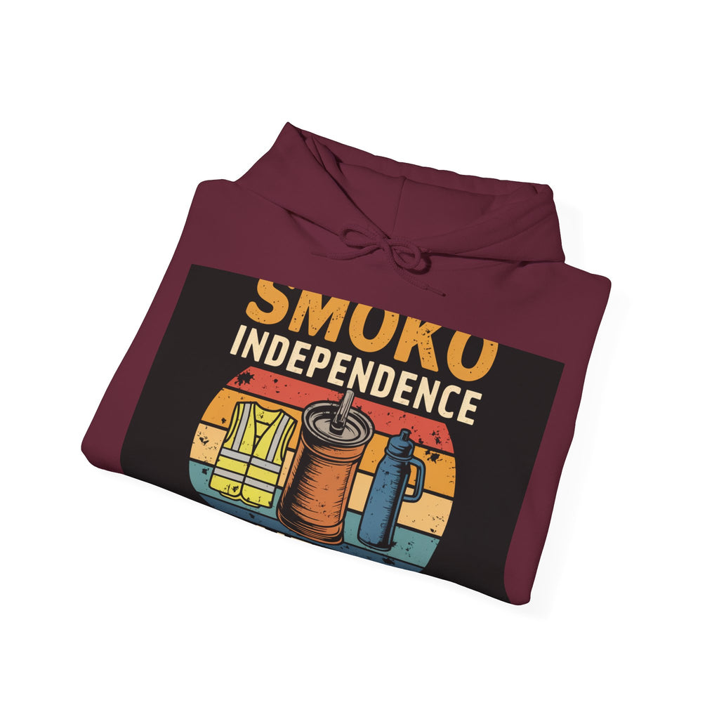 Smoko Independence Movement - Trendy Teez Funny Hoodie mockup