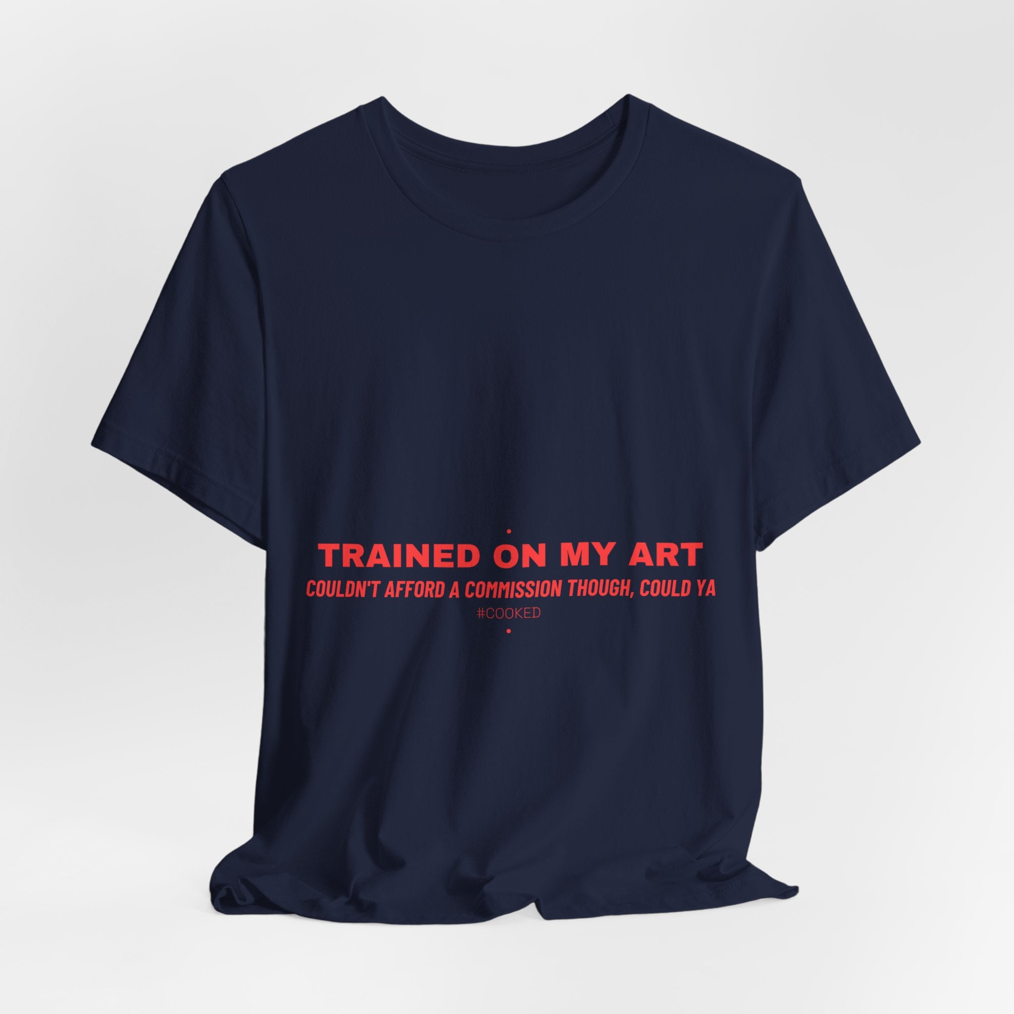 Trained On My Art - Trendy Teez Funny Tee mockup