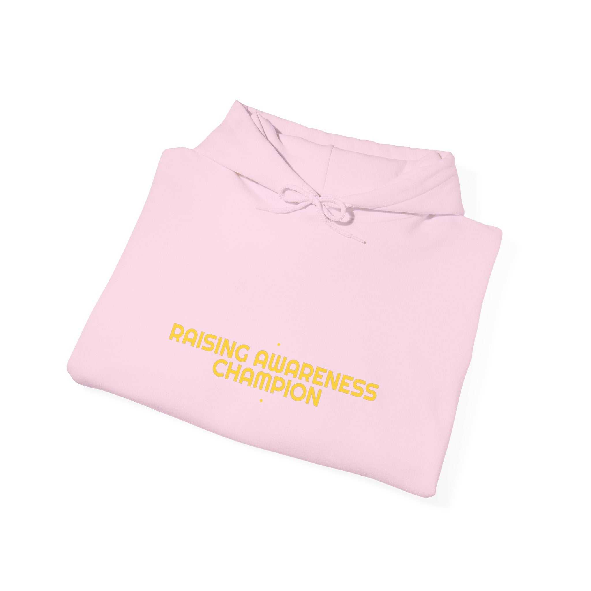Raising Awareness Champion - Trendy Teez Funny Hoodie mockup