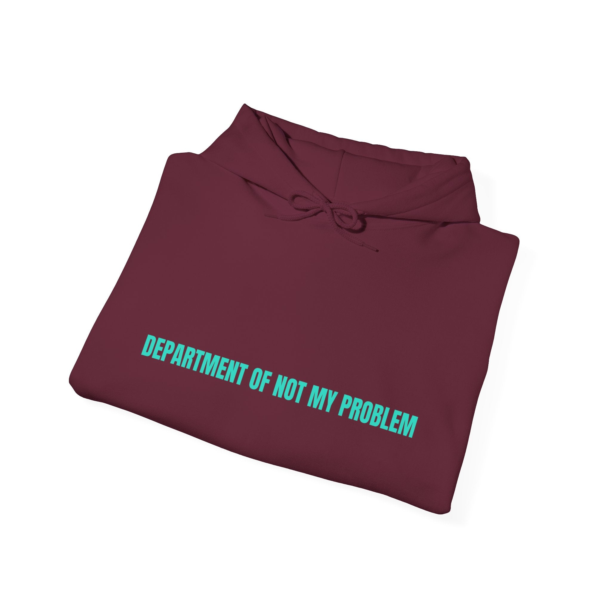 Department Of Not My Problem - Trendy Teez Funny Hoodie mockup