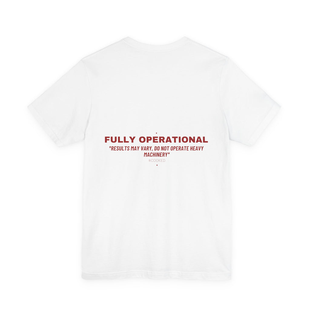 Fully Operational - Trendy Teez Funny Tee (Back Print) mockup