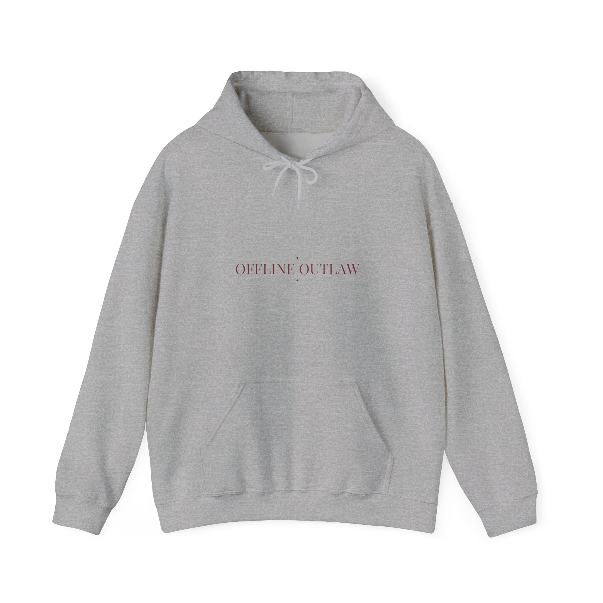 Offline Outlaw - Trendy Teez Funny Hoodie mockup