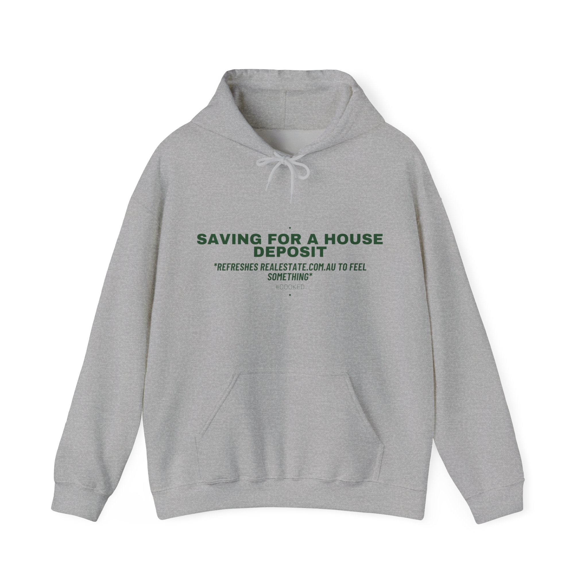 Saving For A House Deposit - Trendy Teez Funny Hoodie mockup