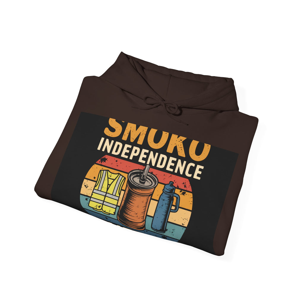 Smoko Independence Movement - Trendy Teez Funny Hoodie mockup