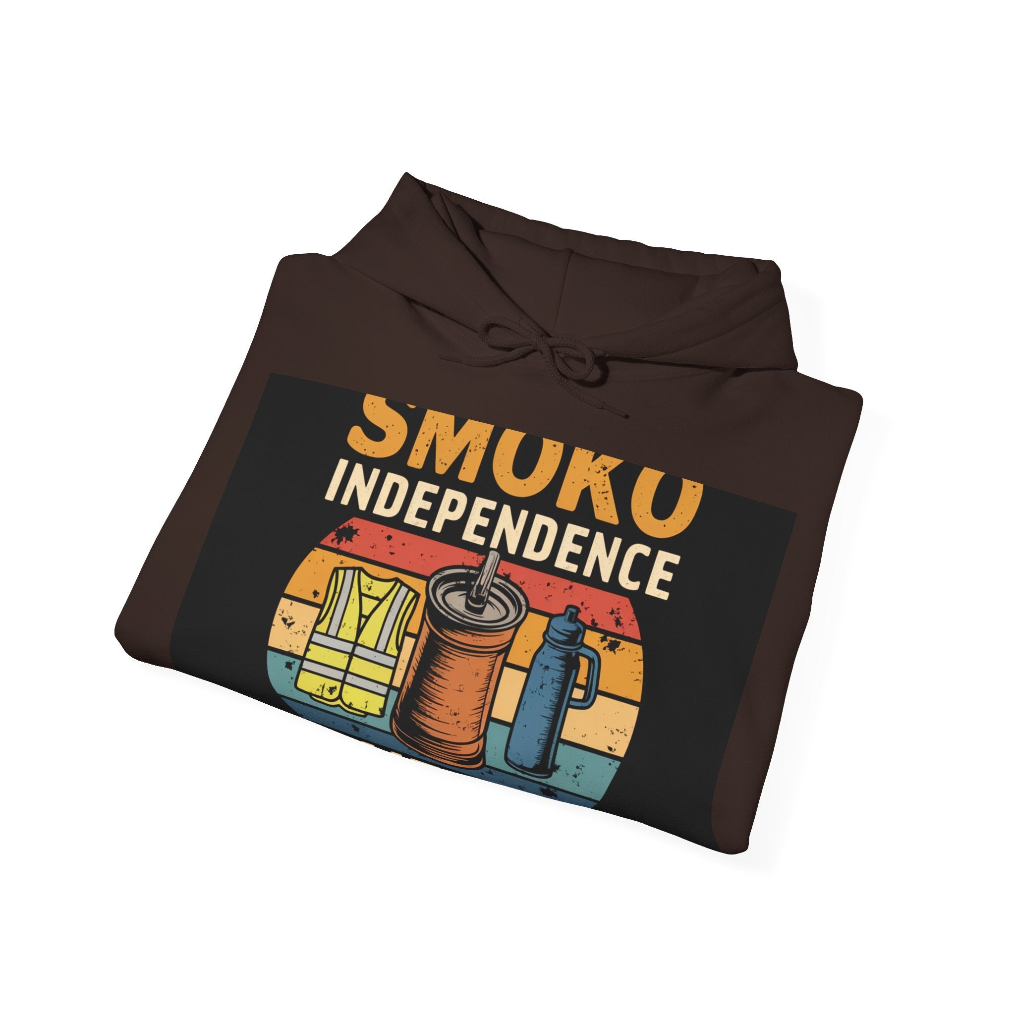 Smoko Independence Movement - Trendy Teez Funny Hoodie mockup