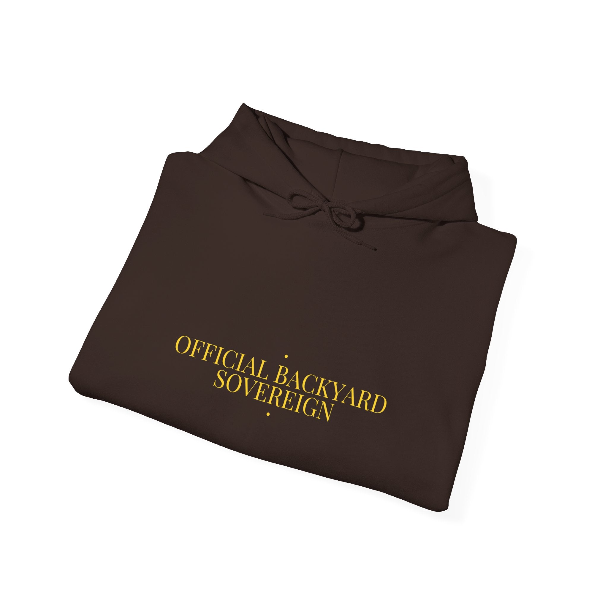 Official Backyard Sovereign - Trendy Teez Funny Hoodie mockup