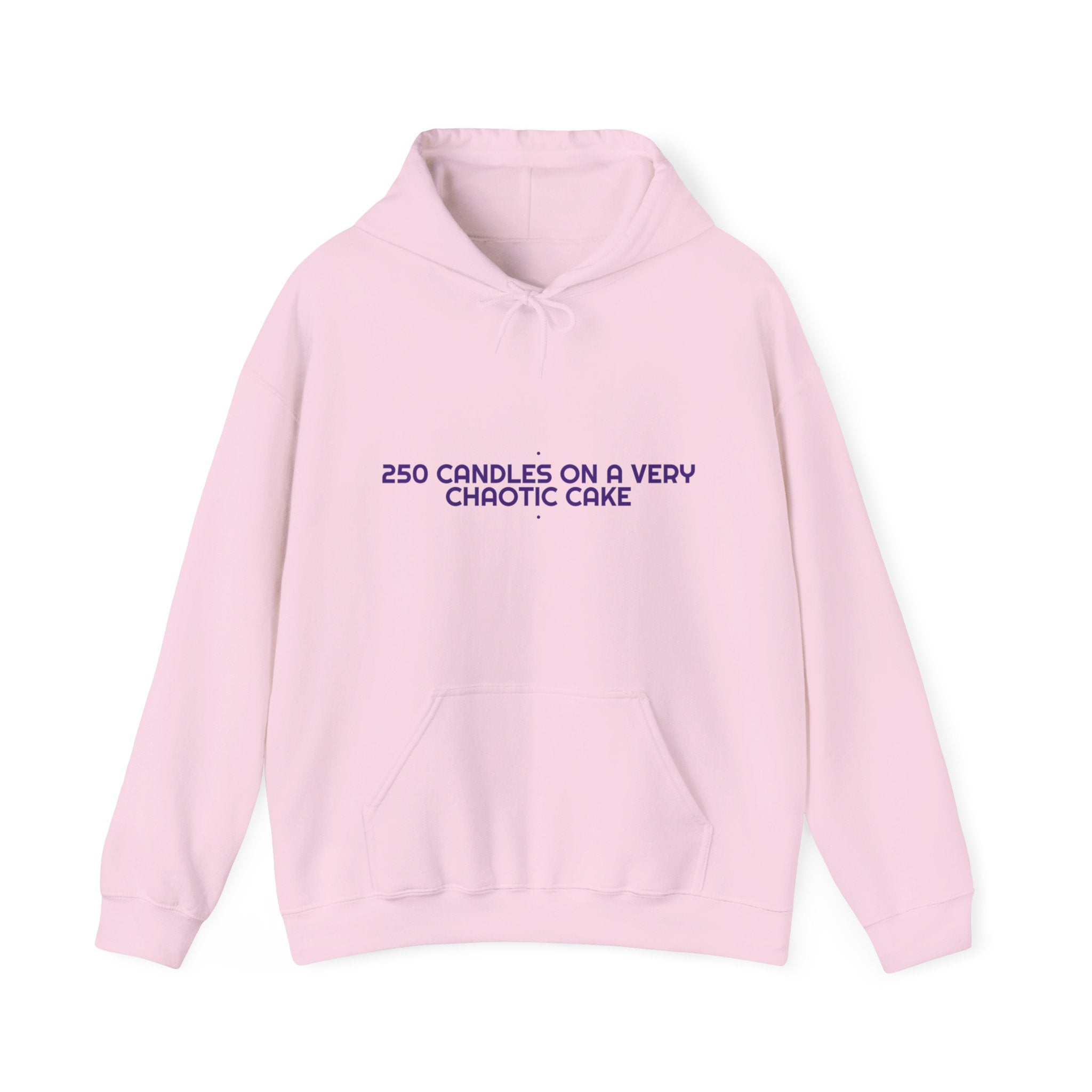 250 Candles On A Very Chaotic Cake — Funny Hoodie