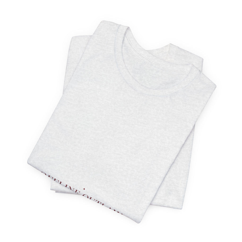 Offline Outlaw - Trendy Teez Funny Tee mockup