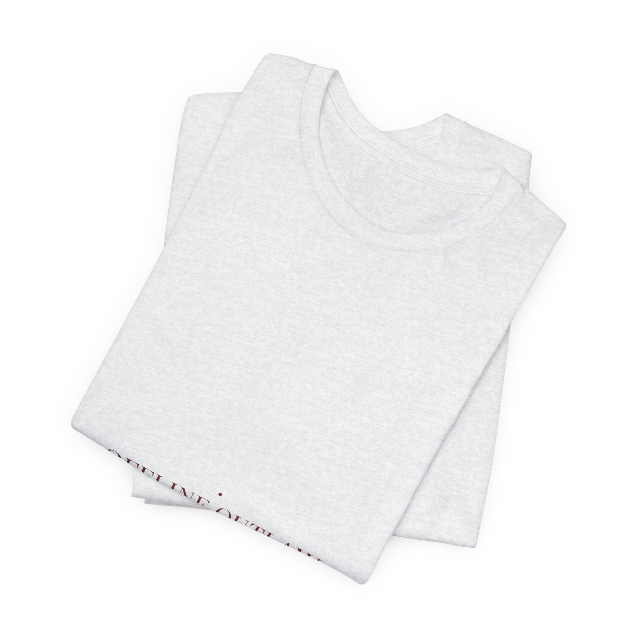 Offline Outlaw - Trendy Teez Funny Tee mockup