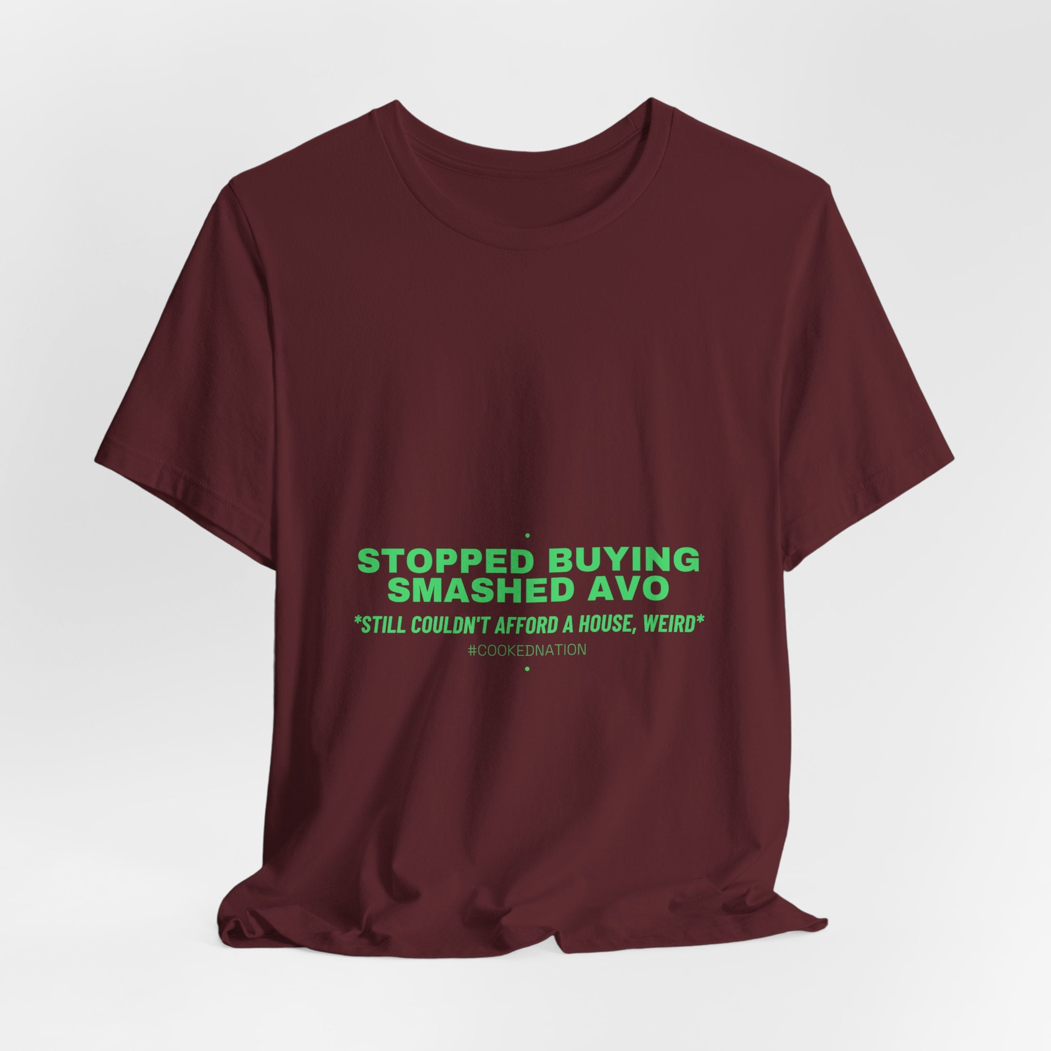 Stopped Buying Smashed Avo - Trendy Teez Funny Tee mockup