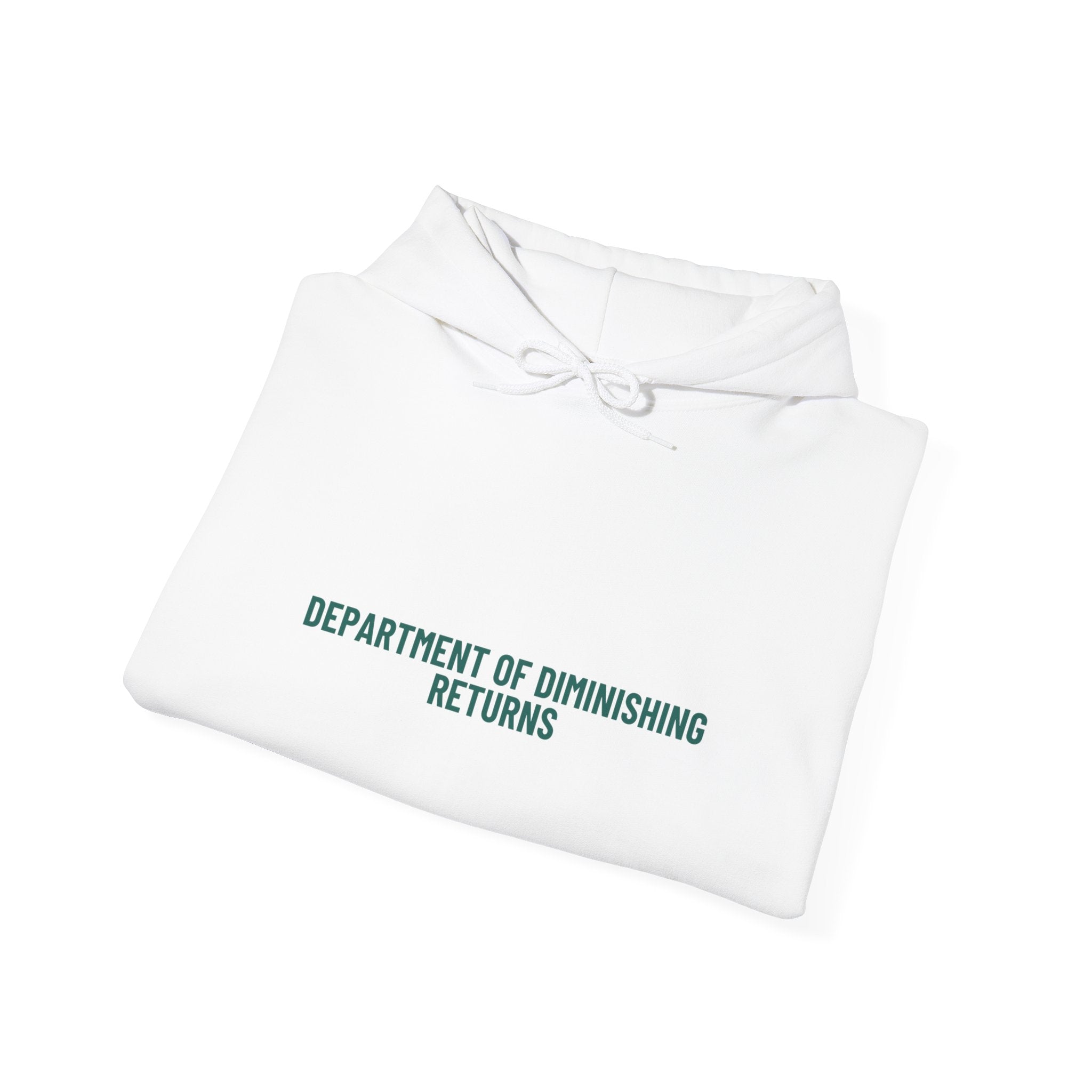 Department Of Diminishing Returns - Trendy Teez Funny Hoodie mockup