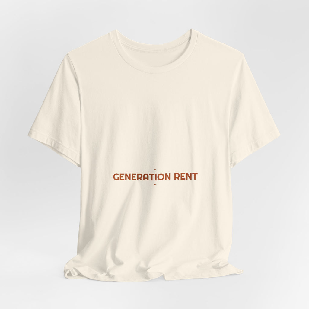 Generation Rent - Trendy Teez Funny Tee mockup