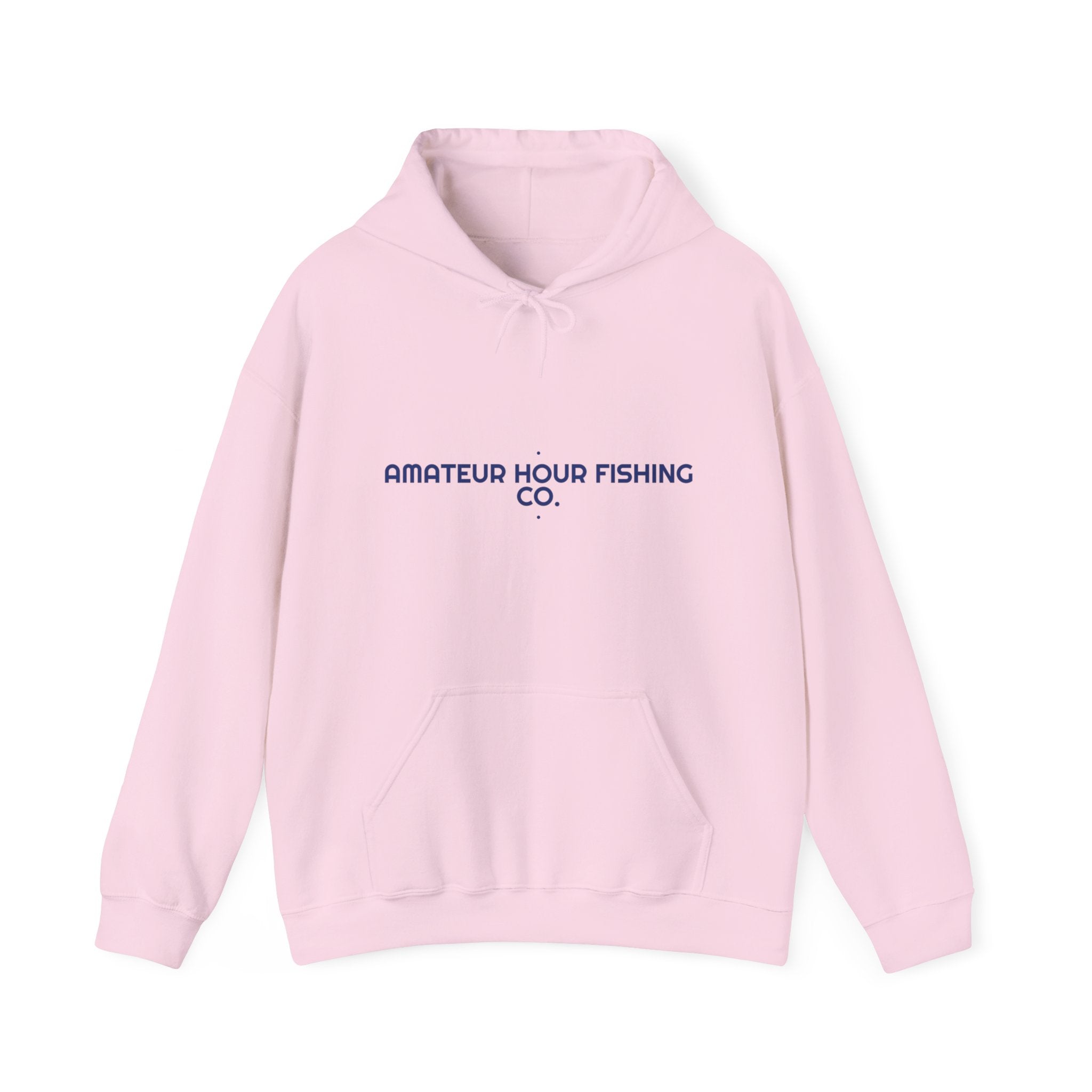 Amateur Hour Fishing Co. - Trendy Teez Funny Hoodie mockup