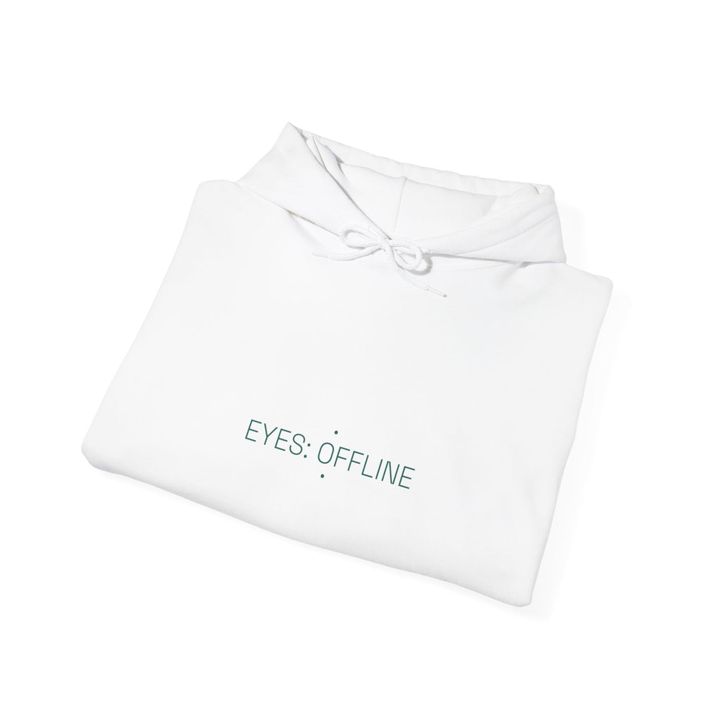 Eyes: Offline - Trendy Teez Funny Hoodie mockup