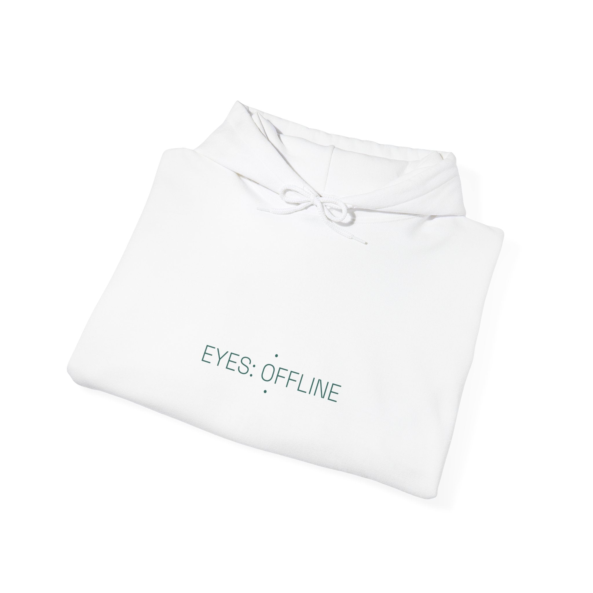 Eyes: Offline - Trendy Teez Funny Hoodie mockup
